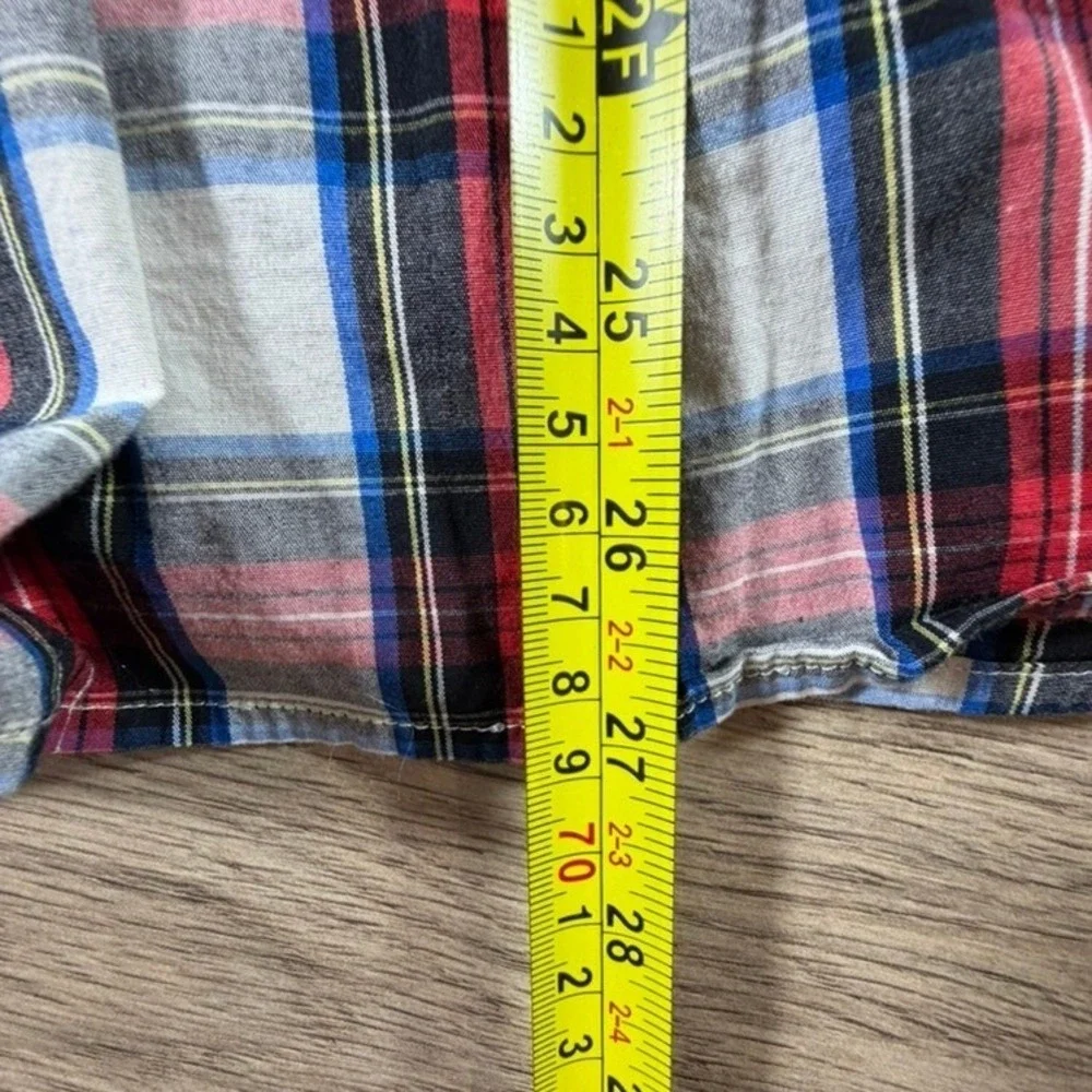 Crewcuts Girls Tartan Plaid Tiered Long Sleeve Dress 10 Holiday Christmas Preppy